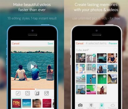 15 Montage vidéo Apps pour iOS - appareils Android