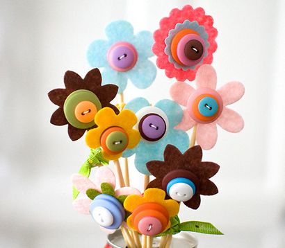 16 Artisanat Bouton pour toute la famille À essayer! (artisanat) 16 Artisanat Bouton pour toute la famille À essayer!