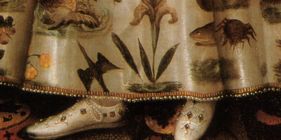 16. Jahrhundert Schuh Hack Malerei Schuhe