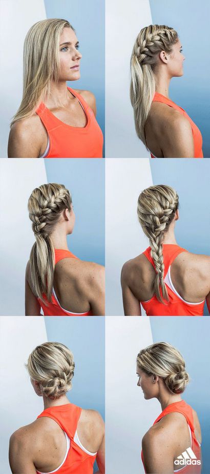 18 Facile Braided Bun Coiffure Tutoriels