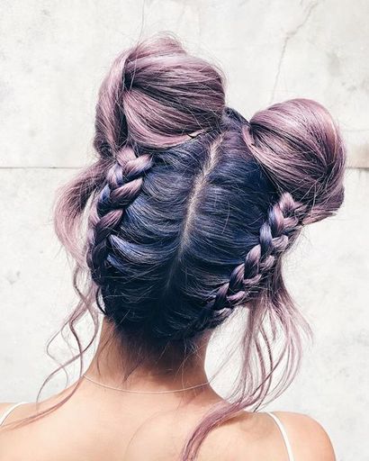 18 Facile Braided Bun Coiffure Tutoriels