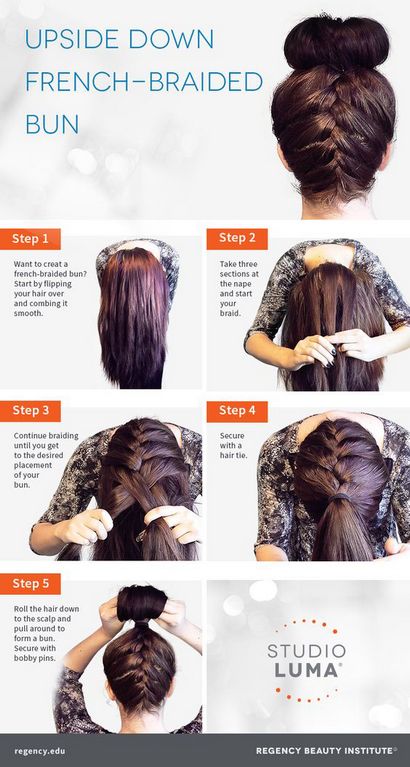 18 Facile Braided Bun Coiffure Tutoriels