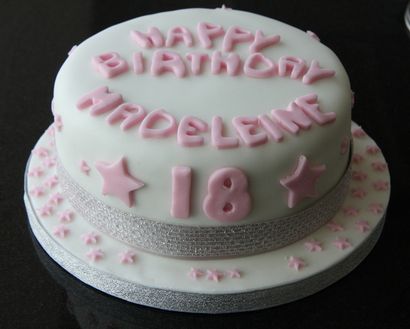 18. Geburtstag-Stern-Kuchen und Cupcakes - lovinghomemade
