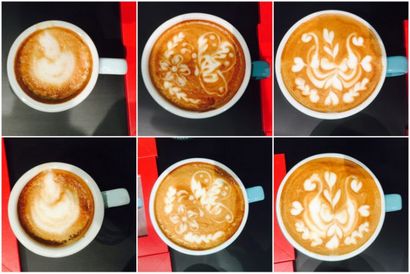 18 Top Verse du championnat du monde Art Latte 2015