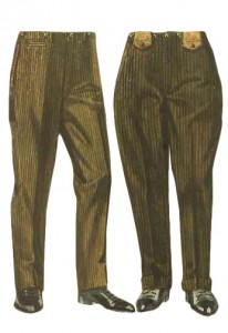 1920 hommes - Pantalons de Sacs Histoire Oxford, plus quatre, salopettes Culottes (pantalons) 1920 hommes - Pantalons de Sacs Histoire Oxford, plus quatre Corsaire, salopettes
