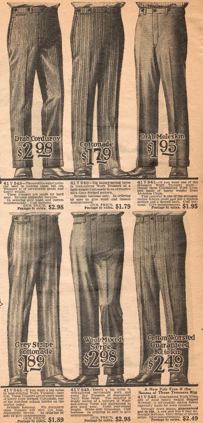 1920 hommes - Pantalons Histoire de Oxford Sacs, plus quatre Corsaire, Salopette (histoire) 1920 hommes - Pantalons de Sacs Histoire Oxford, plus quatre Corsaire, salopettes