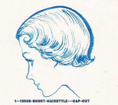 1950 Coiffures Graphique pour votre longueur de cheveux, Glamourdaze