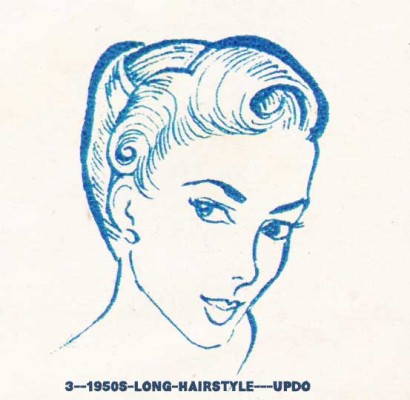 1950 Coiffures Graphique pour votre longueur de cheveux, Glamourdaze