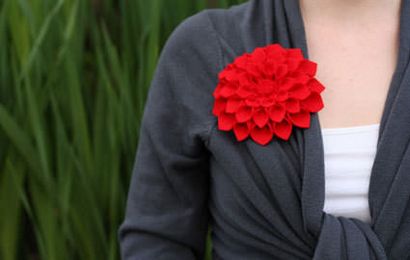 19 Beautiful Stoff Blumen To Make-Tutorials, Tip-Junkie