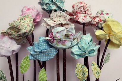 19 belles fleurs en tissu Pour faire des tutoriels, Tip Junkie