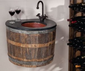 19 façons intéressantes de l'utilisation de barils de vin Home Décor