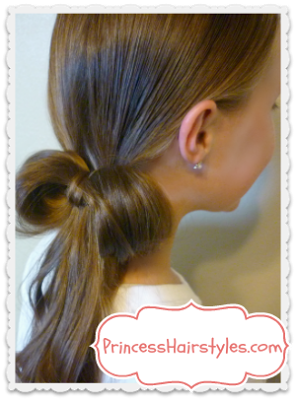 1 élastique) Bow fabriqués à partir de cheveux, facile Coiffures, Coupes de cheveux pour les filles - coiffures de princesses