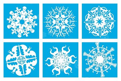 20 motifs de flocon de neige fraîche pour faire avec les enfants