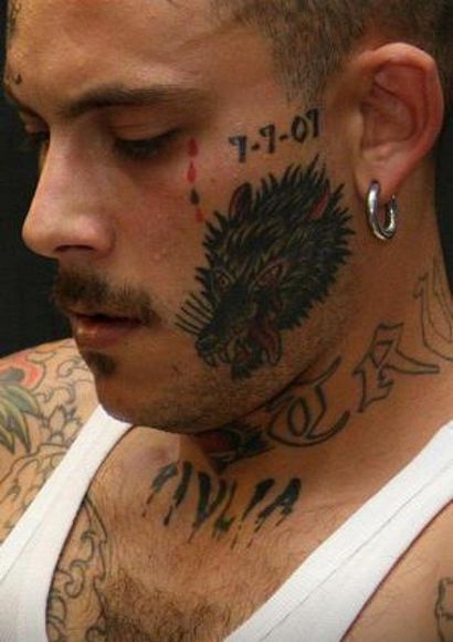 20 foncé et ses Prison Tattoo Designs