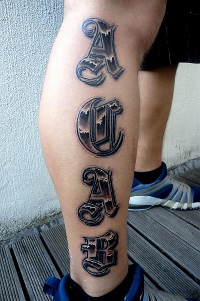 20 foncé et ses Prison Tattoo Designs