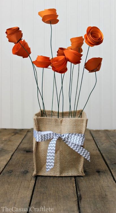 20 DIY Papier-Blumen-Tutorials, wie Papierblumen machen