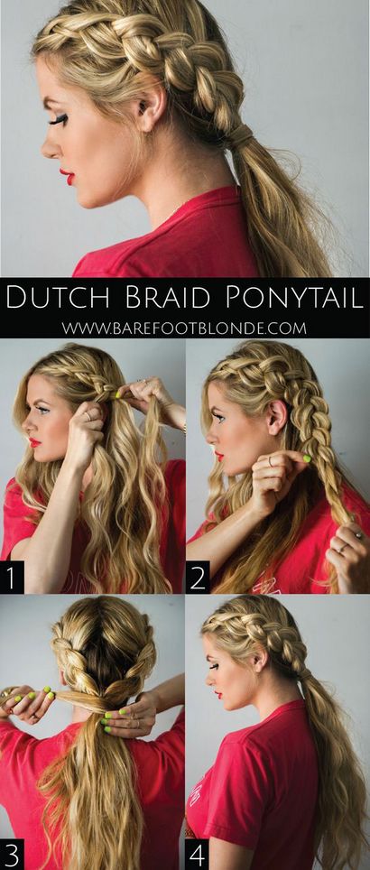 20 Facile et créatif néerlandais Braid Tutoriels cheveux