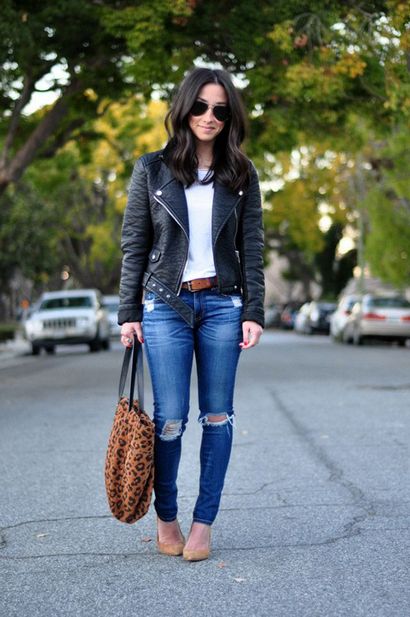 20 Style-Tipps, wie Distressed Denim & amp tragen; Zerrissene Jeans