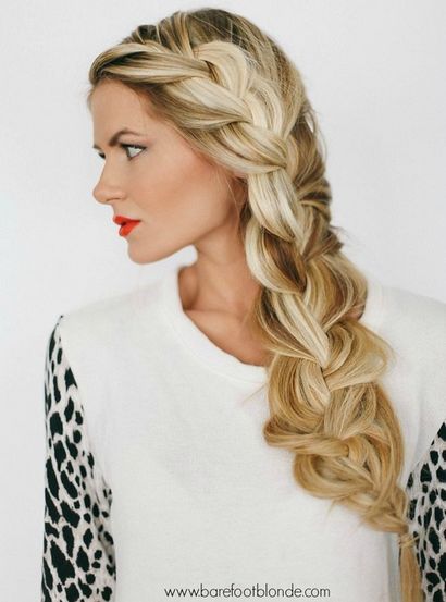 20 élégant côté Braid coiffures pour cheveux longs