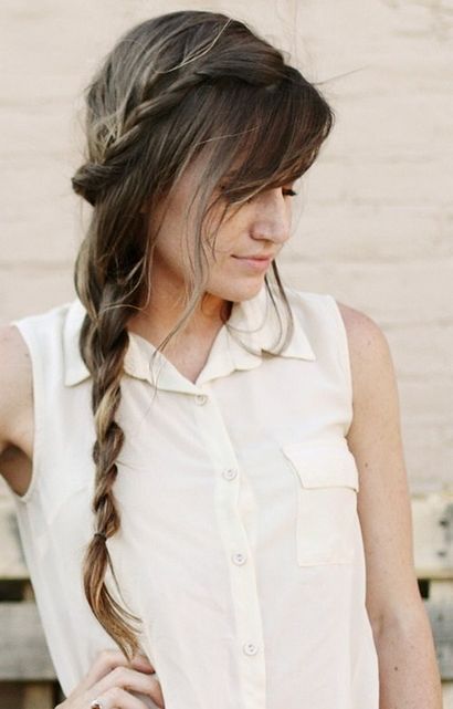 20 élégant côté Braid coiffures pour cheveux longs