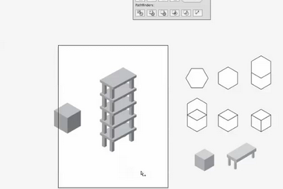 22 Illustrator Tutoriels pour la création d'illustrations isométriques