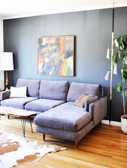 22 Modern Interior Design Ideas mit lila Farbe, kühle Innenfarben