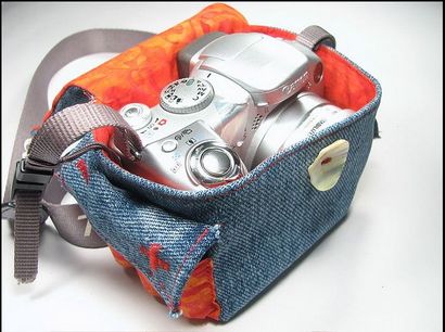 25 Denim-Taschen - Geldbeutel aus recyceltem Jeans - Zwischen Naps auf dem Portal