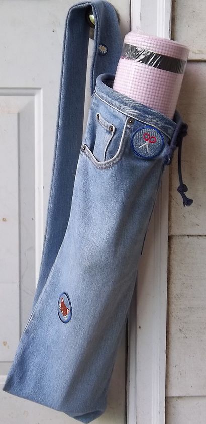 25 Denim-Taschen - Geldbeutel aus recyceltem Jeans - Zwischen Naps auf dem Portal