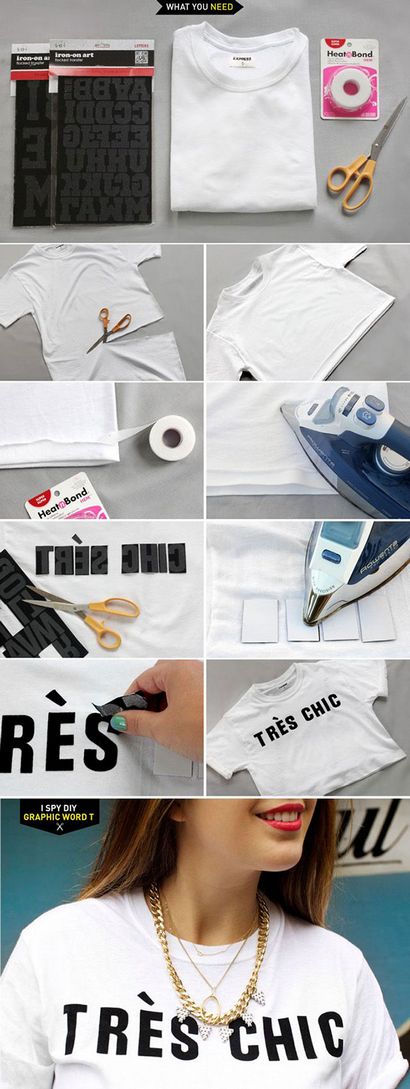 25 Facile bricolage Tutoriels sur la façon de mettre à jour des T-shirts