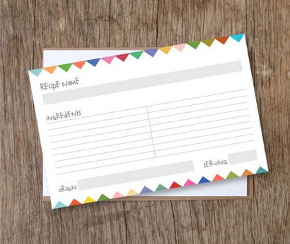 25 Cartes de recettes imprimables gratuites - Accueil Souvenirs de cuisine (recettes) 25 Cartes de recettes imprimables gratuites - Accueil Souvenirs de cuisine
