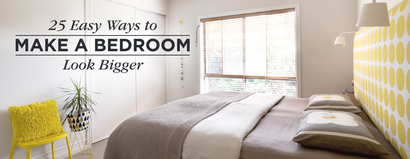 25 Ways ein kleines Schlafzimmer aussehen lassen Bigger, Shutterfly