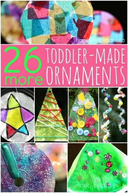 26 leichte Ornamente für Kleinkinder und Kinder im Vorschulalter - Happy Hooligans