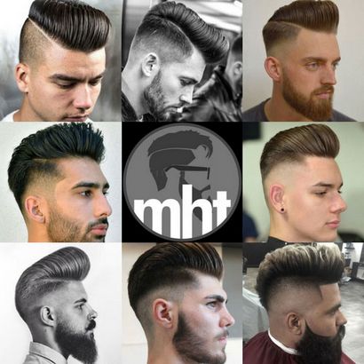 27 Coupes de cheveux et Pompadour coupe de cheveux, Hommes - coiffures décotes 2017
