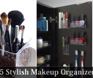 29 bonnes idées de stockage de maquillage pour les petits espaces