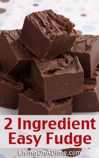 2 Ingrédients Recette facile Fudge