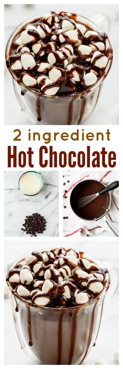 2 Ingrédients maison chocolat chaud