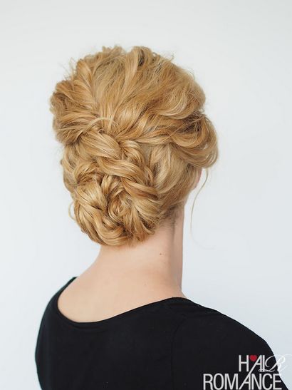 2 min updo pour les cheveux bouclés - Romance cheveux (de la romance) 2 min updo pour les cheveux frisés - cheveux Romance
