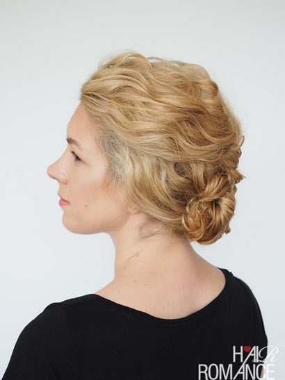 2 min updo pour les cheveux bouclés - Romance cheveux (de la romance) 2 min updo pour les cheveux frisés - cheveux Romance
