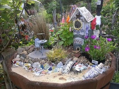 30 idées de bricolage Comment faire Fairy Garden, Architecture - Design