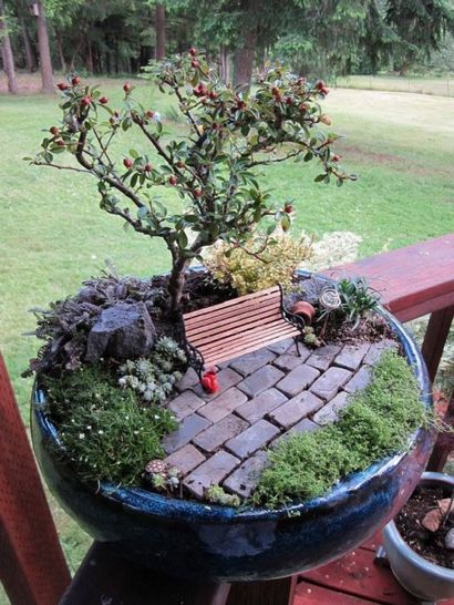 30 idées de bricolage Comment faire Fairy Garden, Architecture - Design