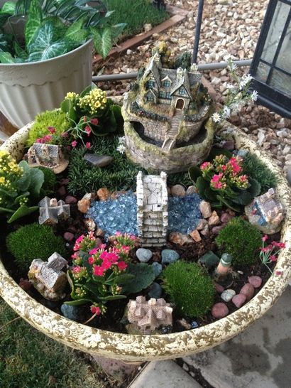 30 idées de bricolage Comment faire Fairy Garden, Architecture - Design