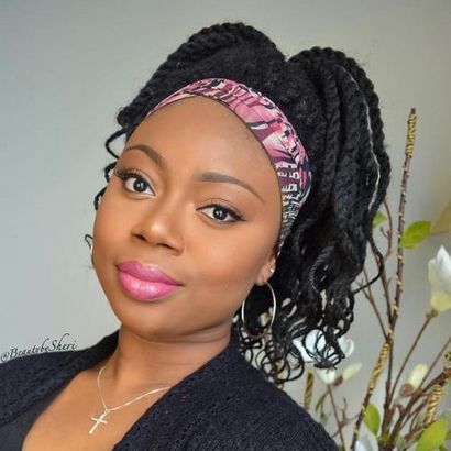 30 Hot Kinky Torsades Coupes de cheveux à essayer en 2017 (comment faire torsion africaine) 30 Hot Kinky Torsades Coiffures à essayer en 2017