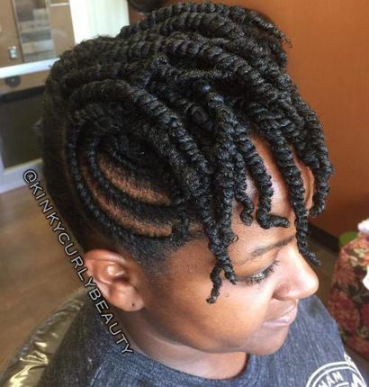 30 Hot Kinky Torsades Coupes de cheveux à essayer en 2017 (crépus) 30 Hot Kinky Torsades Coiffures à essayer en 2017