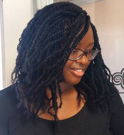 30 Hot Kinky Torsades Coupes de cheveux à essayer en 2017 (crépus) 30 Hot Kinky Torsades Coiffures à essayer en 2017