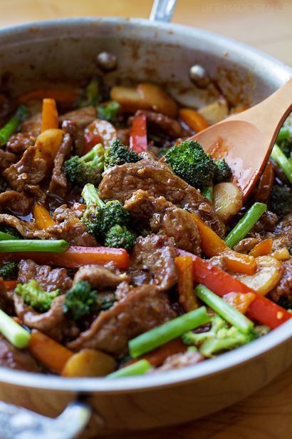 30 Minute mongolisches Rindfleisch Stir-Fry - Leben leicht gemacht