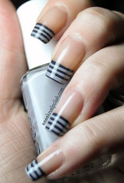 30 Striped Nail Designs und sieht zu versuchen, mit