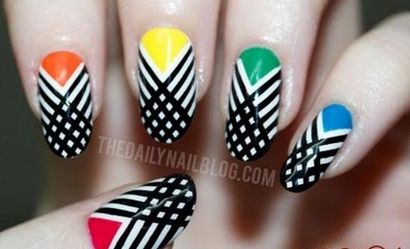 30 Striped Nail Designs und sieht zu versuchen, mit