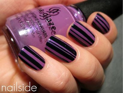 30 Striped Nail Designs und sieht zu versuchen, mit