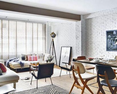 33 modernes Interior Design Idées Mettre l'accent sur des murs blancs brique