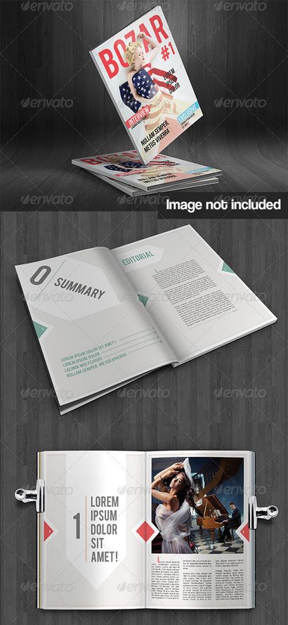 34 High Quality PSD & amp; InDesign Magazine Vorlagen, Web & amp; Grafikdesign, Bashooka